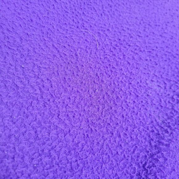 VINTAGE 90s fleece purple Cog Railway quarter button pullover‎ unisex M - Picture 7 of 10